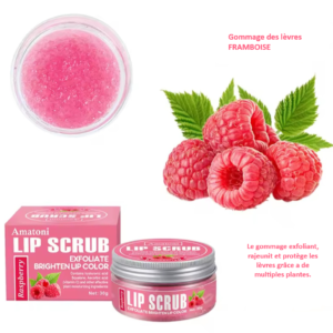 Gommage à lèvres framboise
