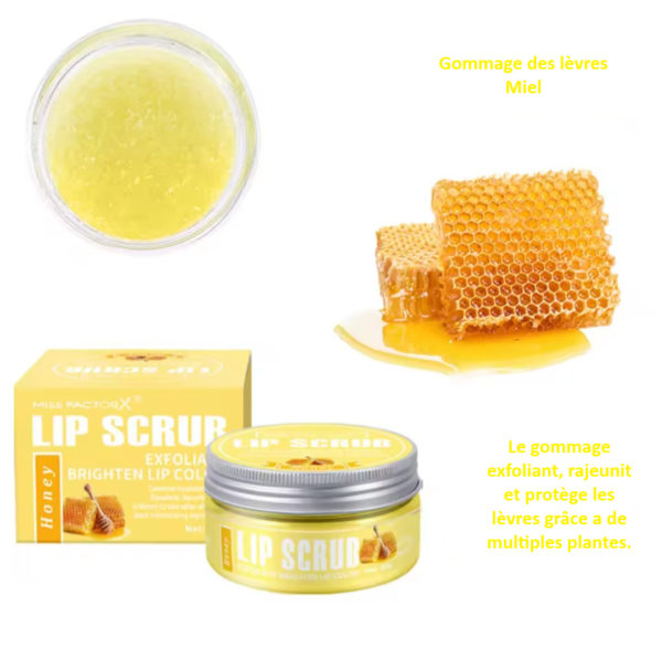 Gommage lèvre Miel