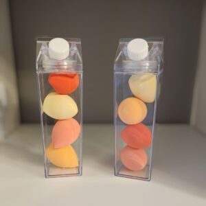 Bouteille avec éponge beauty blender