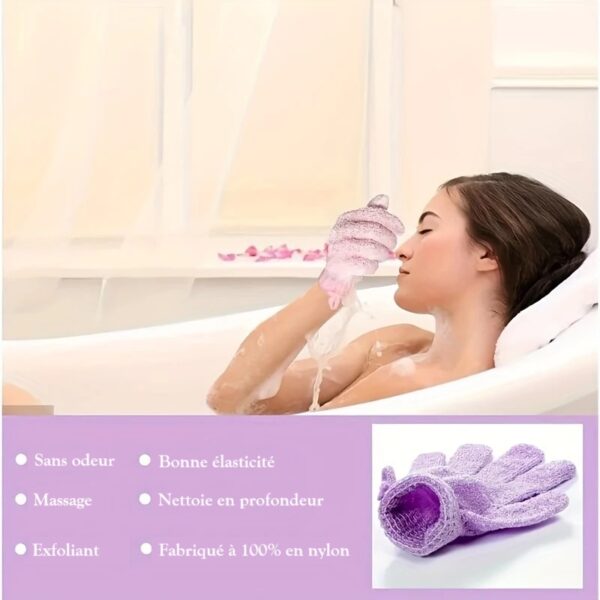 Gants de Douche Exfoliants – Image 2