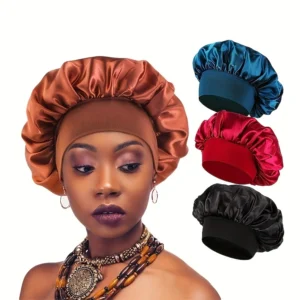 Bonnet élastique satiné