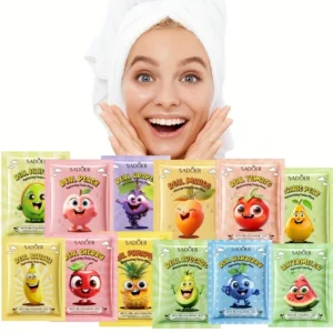 Masques visages hydratants aux fruits