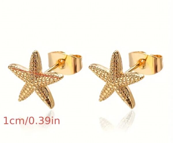 Boucles d'Oreilles Étoile de Mer – Image 2