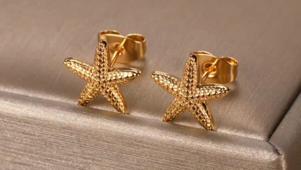 Boucles d'Oreilles Étoile de Mer – Image 3