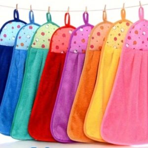 Serviette douce en velours – multi couleurs